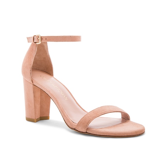 Stuart Weitzman Ankle Strap Sandal Nude Pink - Picture 10 of 12